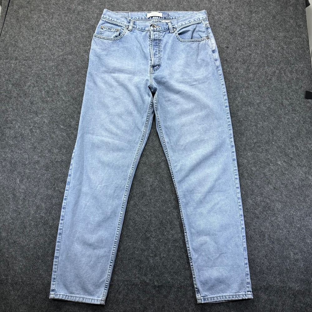 Vintage 90s Gap Mens Blue Loose Fit Classic Denim Jeans 12 Regular